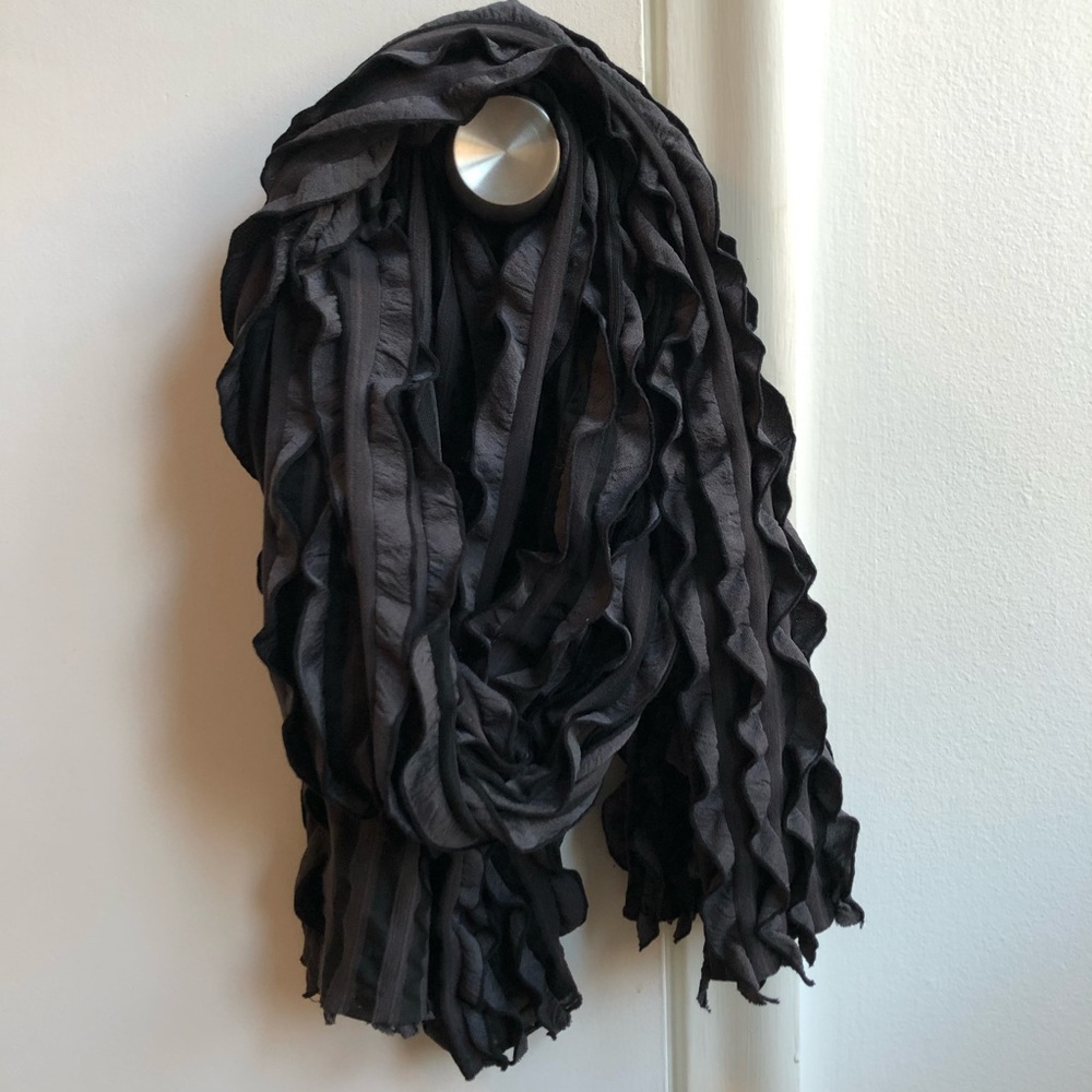 Gray & Black Scarf